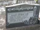 Allen George LOW d: 10 Mar 1994 aged 59 wife of 40 years, Margaret  Yandina Cemetery  