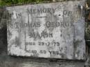 Thomas George MARSH d: 29 Jul 1973 aged 69  Yandina Cemetery  