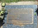 Lindsay Edwin GERSEKOWSKI, died 28 June 2005 aged 70 years; Yarraman cemetery, Toowoomba Regional Council 