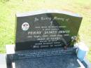 Perry James IRWIN, husband father, 6 Sept 1960 - 22 Aug 2003 aged 42 years, killed on duty senior seargent police, wife Melissa, children Dan, Jenna, Lizzy & Patty; Yarraman cemetery, Toowoomba Regional Council 