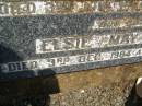 William Joseph CROSS,
husband father,
died 3 June 1969 aged 70 years;
Elsie May CROSS,
mother,
died 3 Dec 1984 aged 74 years;
Yarraman cemetery, Toowoomba Regional Council