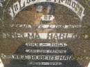 Thelma HARLAND, wife mother, 1901 - 1963; George Robert HARLAND, 1897 - 1975; Yarraman cemetery, Toowoomba Regional Council 