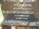 Thelma HARLAND,
wife mother,
1901 - 1963;
George Robert HARLAND,
1897 - 1975;
Yarraman cemetery, Toowoomba Regional Council
