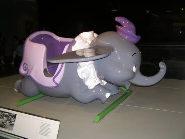 Dumbo ride-capsule from  Disneyland ,  | Entertainment gallery,  | Museum of American History, Washington  | 