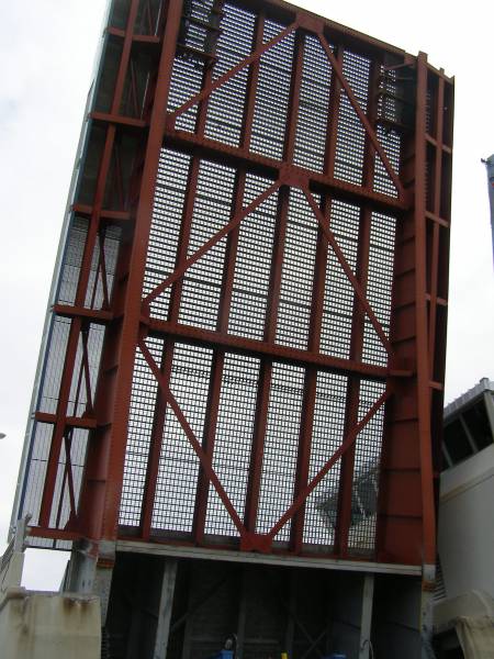 Opening bridge,  | en route to space shuttle launch,  | Cape Canaveral, Florida  | 