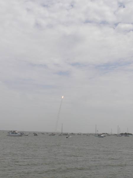 Space shuttle  Atlantis  launches,  | Cape Canaveral, Florida  | 