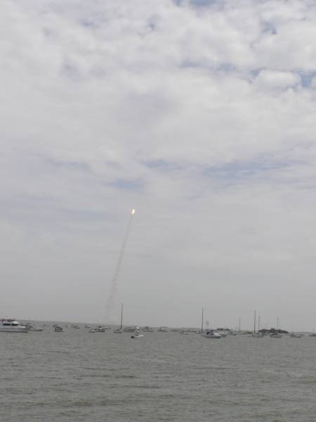 Space shuttle  Atlantis  launches,  | Cape Canaveral, Florida  | 