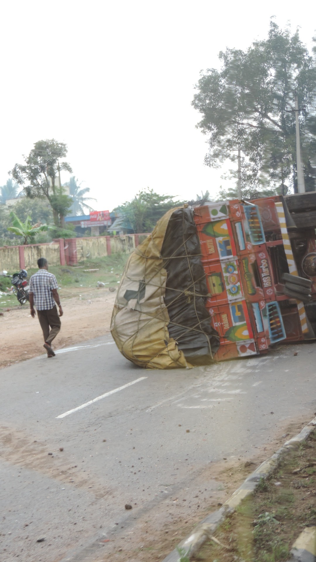 overloaded truck crash