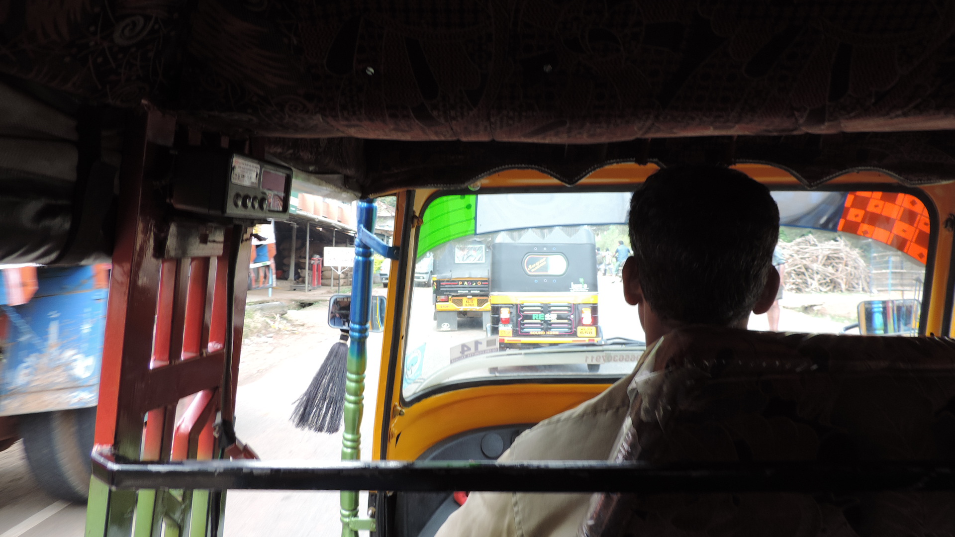 first ride in an auto-rickshaw (tuk-tuk)