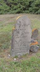 John OWLES d: 23 Dec 1805, aged 61  Norfolk Island Cemetery 