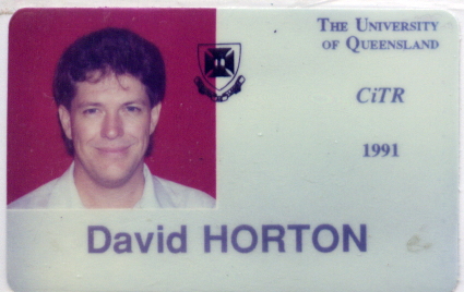 David Horton in 1991