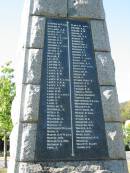 Great War 1914-1918  HARPER A E (K in A) HARPER V HOLLAND J E HINDS Alf G HEALY F J JENYNS J E (K in A) JENYNS R S JENYNS E W JENNINGS F (K in A) JEROME H JOYNES J B KEMP J W KAAPER F LEA H C LAWTON J LAWTON T LAWTON J H LAHEY T G LAHEY R W LAHEY G LAHEY N A (K in A) LAHEY J R A LAHEY E J M LAKE A D LANE H W LANE S L (D on A S) LANE A R LANG A LAUB J McKILLOP N McCONNELL S McVEY H McVEY G McLENNAN G MACIVOR A MACKEY H MONTGOMERY W A (K in A) MOORE P MARTIN R P W (K in A) MARTIN John NICKLIN W R McC NEEDHAM A POPE J PLATT E (K in A) PETERS A A PASCOE J W PASCOE H PHILLIPS N E RANKIN W RANKIN G ROBERTSON J RHOADES S E RODGERS J ROSSER S L ROSSER J H SHARP T (K in A) SHARP J M SECCOMBE A V SMITH May (nurse) SIGANTO R SWALLOW H SHEEDY M SKEIN A STUBBS Fred SSHIRLEY P A SHIRLEY H THOMAS F N TISDALL MichL. TAYLOR Maurice THOMAS Len WATTERSON P G (K in A) WATTERSON A WALCOTT F WHITTMORE M WEASE O (K in A) WEASE V WEASE W G WHARTON J C WHARTON W H WALKER G E WALSH Michl WOOD Albt WAGERKNECHT H O WALSH A WALCOTT Elliot YOUNG J E  Canungra War Memorial 