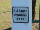 D J SMITH memorial park Canungra War Memorial 