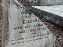 George EATON
15 Jan 1899
aged 64
wife
Elizabeth
18 Mar 1917
aged 88
Albany Creek Cemetery, Pine Rivers