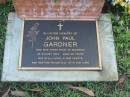 John Paul GARDNER
27 Aug 2000
aged 20
Albany Creek Cemetery, Pine Rivers