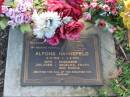 Alfons HAHNEFELD
B: 13 Sep 1932
D: 2 Mar 2001
wife - Rosemarie
children - Angelika, Knuth, Bianca
Albany Creek Cemetery, Pine Rivers