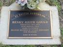 Henry Keith GOULD
13 Mar 2002
aged 75
Albany Creek Cemetery, Pine Rivers