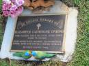 Elizabeth Catherine ONIONS
19 Jun 2003
aged 74
Albany Creek Cemetery, Pine Rivers