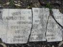 Charlotte Justine SCHILDT (nee KRISCH),
born 7 Aug 1830 died 2 Dec 1900;
Alberton Cemetery, Gold Coast City