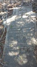 Hilda KOWITZ
d: 24 Dec 1920 aged 15
daughter of August and Bertha KOWITZ
Aubigny St Johns Lutheran cemetery, Toowoomba Region