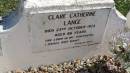 Clare Catherine LANGE
d: 23 Oct 1974 aged 86
husband:
Albert LANGE
d: 5 Apr 1929 aged 42
Aubigny St Johns Lutheran cemetery, Toowoomba Region