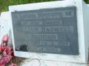 William Haswell JOHNSON, husband,
13-2-1904 - 11-3-1984;
Barney View Uniting cemetery, Beaudesert Shire