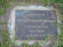 Norman George KLUMPP,
died 13-11-1990 aged 70 years;
Barney View Uniting cemetery, Beaudesert Shire