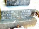 Julius TAMM,
died 16 Feb 1928 aged 46 years;
Beerwah Cemetery, City of Caloundra
