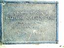 Hazeline Adelaide CASH,
died 6 Jan 1935 aged 16 years;
Beerwah Cemetery, City of Caloundra