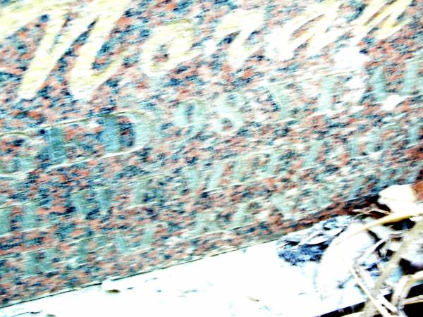 Norah, mother,  | aged 98 years;  | Beerwah Cemetery, City of Caloundra  | 