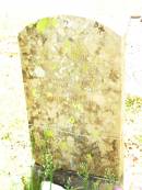 Jack POWER,
died 1933;
Bell cemetery, Wambo Shire