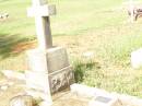 Charles Vylett ROWLAND,
born Waddon Court Waddon England 22 Aug 1899,
died St Denes Hospital Toowoomba 7 Jan 1913?;
Francis Richmond ROWLAND,
born Wallington Surrey England 21 July 1877,
killed in action 22 March 1918,
buried Laclytte Belgium;
Blanche Elliott ROWLAND,
died Dalmoora Bell 27 March 1919;
Charles John ROWLAND,
born 14-6-1860,
died 11-2-1926;
Bell cemetery, Wambo Shire