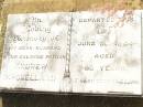 Andrew MCCLELLAND,
husband father,
died 30 June 1964 aged 80 years;
Bell cemetery, Wambo Shire
