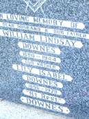 William Lindsay DOWNES,
husband father,
1890 - 1944;
Lily Isabel DOWNES,
1896 - 1979;
Bell cemetery, Wambo Shire