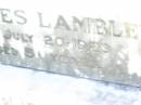 Charles LAMBLEY,
died 20 July 1929 aged 51 years;
Bell cemetery, Wambo Shire