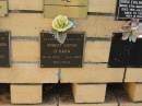 Robert Victor OHARA
B: 18 Dec 1925
D: 6 Mar 1999
Bethania (Lutheran) Bethania, Gold Coast