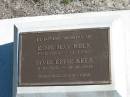 Esme May KELK
B: 29 Dec 1923
D: 18 Apr 1927
Elvie Effie KELK
B: 21 Oct 1925
D: 10 Oct 2003
Bethania Lutheran Church, Bethania, Gold Coast