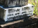Sophie RAETZ
18 Apr 1903
aged 1 year 5 months
Bethania Lutheran Church, Bethania, Gold Coast