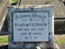 Wilhelm F E BUROW
23 Jul 1948
aged 81
Bethania (Lutheran) Bethania, Gold Coast