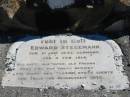 Edward STEGEMANN
geb 21 Jan 1842 Germany
ges 4 Feb 1914
Bethania (Lutheran) Bethania, Gold Coast
