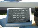 James Andrew PICKVANCE
B: 14 Oct 1967
D: 23 Feb 1996
Bethania (Lutheran) Bethania, Gold Coast