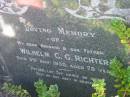 Wilhelm C G RICHTER
3 Nov 1930
aged 78
Bethania (Lutheran) Bethania, Gold Coast