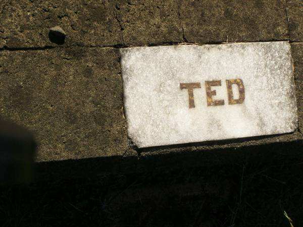 Edgar F. (Ted) NUTT,  | died 14 Sept 1942 aged 61 years;  | Julia M. NUTT,  | died 31 Jan 1952 aged 76 years;  | Blackbutt-Benarkin cemetery, South Burnett Region  |