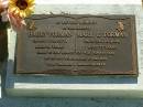 Harry FORMAN,
28-6-17 - 28-2-71 aged 54 years;
Mary E. FORMAN,
26-5-23 - 16-11-96 aged 73 years;
parents remmbered by children & grandchildren;
Blackbutt-Benarkin cemetery, South Burnett Region