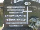 Leonard James GILLILAND,
husband father grandfather,
died 22 Feb 1989 aged 58 years;
Blackbutt-Benarkin cemetery, South Burnett Region
