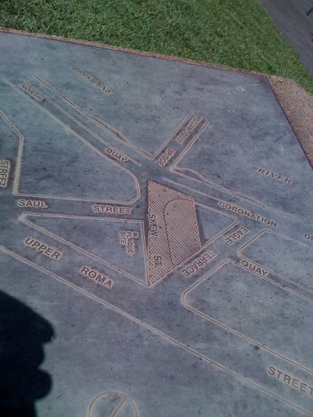 North Quay Cemetery as surveyed 1858  |