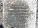 Theophilus, husband of Elizabeth PELLATT,
died 15 February 1908 aged 72 years;
Elizabeth PELLATT,
died 25 Jan 1924 aged 85 years 9 months;
Brookfield Cemetery, Brisbane