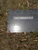 Joseph L. KREUTZER,
1898 - 1970;
Myra KREUTZER,
1902 - 1992;
Walter KREUTZER,
1931 - 1944;
Joseph O. KREUTZER,
1926 - 1960;
Brookfield Cemetery, Brisbane