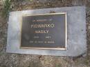 Wasily PIDWARKO,
1916 - 1961;
Brookfield Cemetery, Brisbane