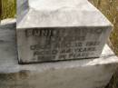 Eunice Simpson DICKENS
d: 12 Aug 1921, aged 44
Fairview Cemetery, Bryden, Somerset Region, Queensland